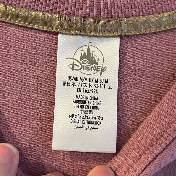 Disney Women's Pink 50th Anniversary Pullover Sweatshirt Size M - Picture 5 of 11